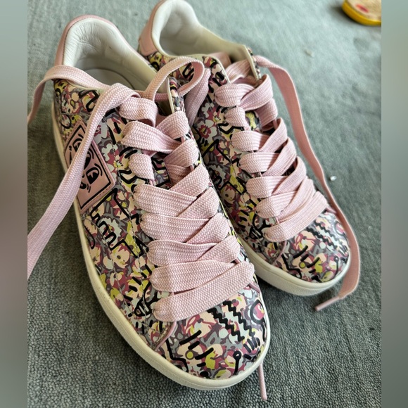 Coach Multicolor Keith Haring Patterned Women's Sneakers - Picture 1 of 4